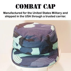 Military Combat Cap, Official Issue.